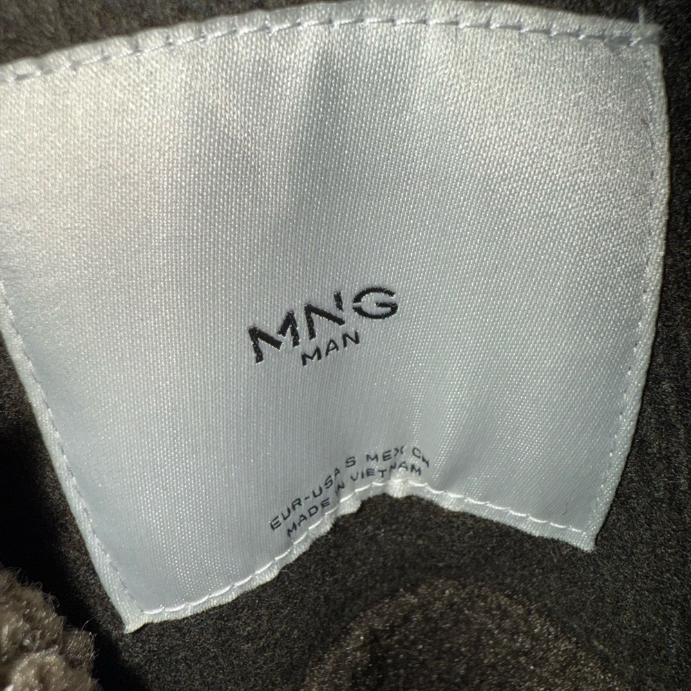 Mango Wool Sherpa Jacket Small - image 8